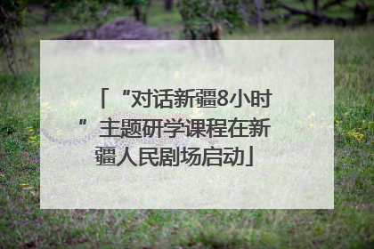 “对话新疆8小时”主题研学课程在新疆人民剧场启动