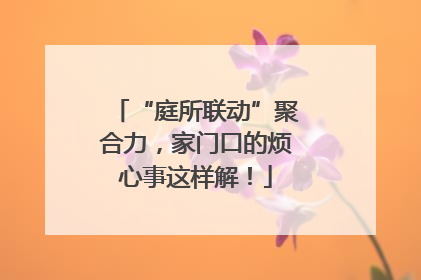 “庭所联动”聚合力，家门口的烦心事这样解！
