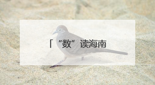 “数”读海南生态含绿量