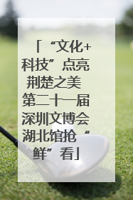 “文化+科技”点亮荆楚之美 第二十一届深圳文博会湖北馆抢“鲜”看