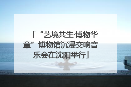 “艺境共生·博物华章”博物馆沉浸交响音乐会在沈阳举行