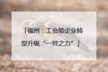 福州：工会助企业转型升级“一臂之力”