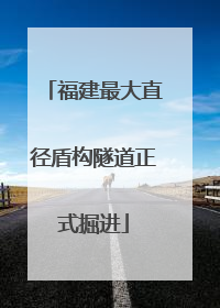 福建最大直径盾构隧道正式掘进