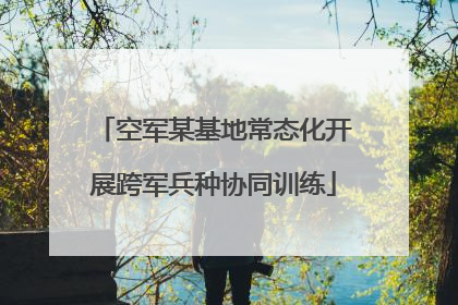 空军某基地常态化开展跨军兵种协同训练