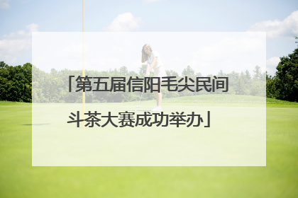 第五届信阳毛尖民间斗茶大赛成功举办