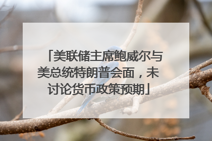 美联储主席鲍威尔与美总统特朗普会面，未讨论货币政策预期