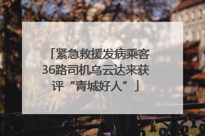 紧急救援发病乘客 36路司机乌云达来获评“青城好人”