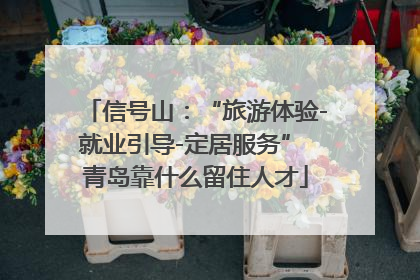 信号山：“旅游体验-就业引导-定居服务” 青岛靠什么留住人才