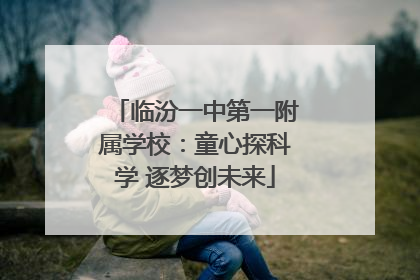 临汾一中第一附属学校：童心探科学 逐梦创未来