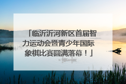 临沂沂河新区首届智力运动会暨青少年国际象棋比赛圆满落幕！
