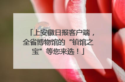 上安徽日报客户端，全省博物馆的“镇馆之宝”等您来选！