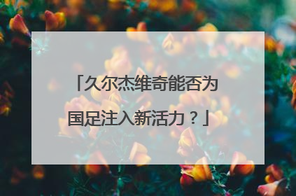 久尔杰维奇能否为国足注入新活力？