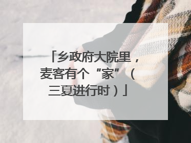 乡政府大院里，麦客有个“家”（三夏进行时）