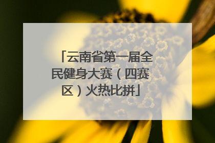 云南省第一届全民健身大赛（四赛区）火热比拼