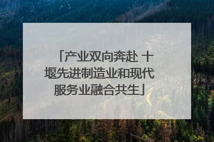 产业双向奔赴 十堰先进制造业和现代服务业融合共生