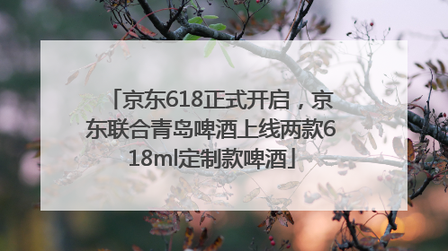 京东618正式开启，京东联合青岛啤酒上线两款618ml定制款啤酒