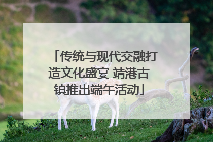 传统与现代交融打造文化盛宴 靖港古镇推出端午活动