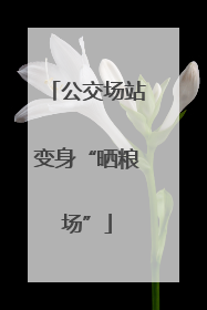 公交场站变身“晒粮场”