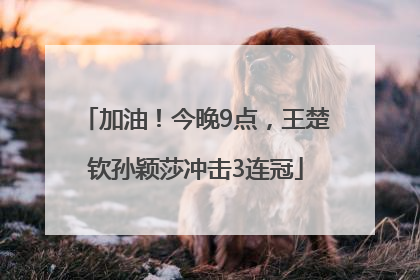 加油！今晚9点，王楚钦孙颖莎冲击3连冠