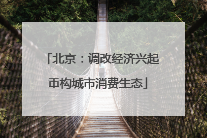北京：调改经济兴起 重构城市消费生态