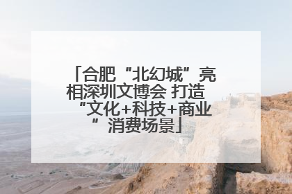 合肥“北幻城”亮相深圳文博会 打造“文化+科技+商业”消费场景