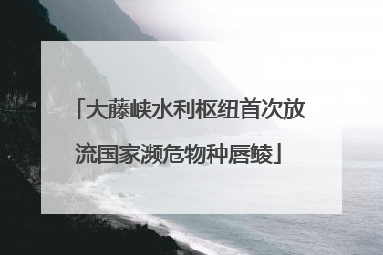 大藤峡水利枢纽首次放流国家濒危物种唇鲮