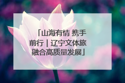山海有情 携手前行｜辽宁文体旅融合高质量发展