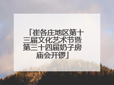 崔各庄地区第十三届文化艺术节暨第三十四届奶子房庙会开锣