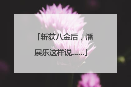 斩获八金后，潘展乐这样说……