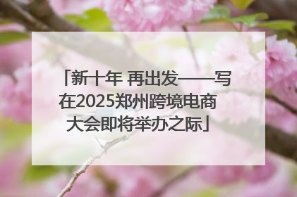 新十年 再出发——写在2025郑州跨境电商大会即将举办之际