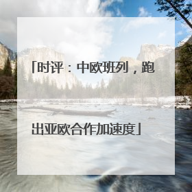 时评：中欧班列，跑出亚欧合作加速度
