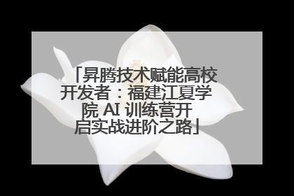 昇腾技术赋能高校开发者：福建江夏学院 AI 训练营开启实战进阶之路