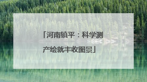 河南镇平：科学测产绘就丰收图景