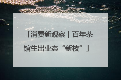 消费新观察｜百年茶馆生出业态“新枝”