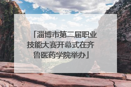 淄博市第二届职业技能大赛开幕式在齐鲁医药学院举办