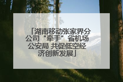 湖南移动张家界分公司“牵手”省机场公安局 共促低空经济创新发展