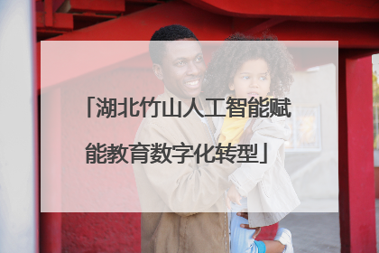 湖北竹山人工智能赋能教育数字化转型
