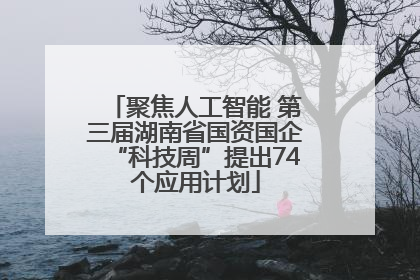 聚焦人工智能 第三届湖南省国资国企“科技周”提出74个应用计划