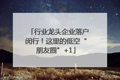 行业龙头企业落户闵行！这里的低空“朋友圈”+1