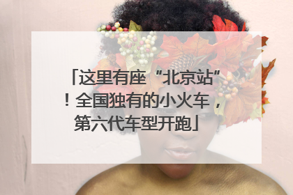 这里有座“北京站”！全国独有的小火车，第六代车型开跑