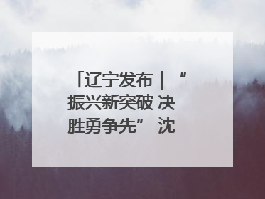 辽宁发布｜“振兴新突破 决胜勇争先” 沈阳这么干！