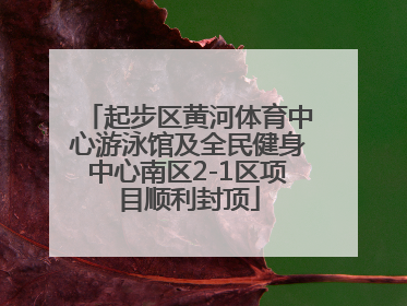 起步区黄河体育中心游泳馆及全民健身中心南区2-1区项目顺利封顶