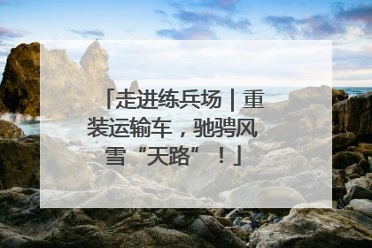 走进练兵场｜重装运输车，驰骋风雪“天路”！