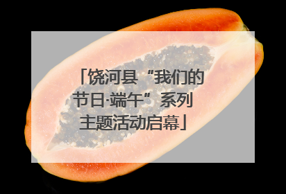 饶河县“我们的节日·端午”系列主题活动启幕