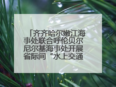齐齐哈尔嫩江海事处联合呼伦贝尔尼尔基海事处开展省际间“水上交通安全知识进校园”活动