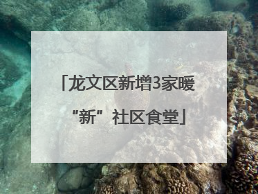 龙文区新增3家暖“新”社区食堂