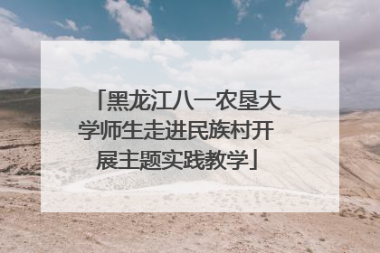 黑龙江八一农垦大学师生走进民族村开展主题实践教学