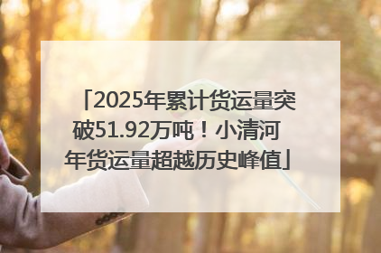 2025年累计货运量突破51.92万吨！小清河年货运量超越历史峰值