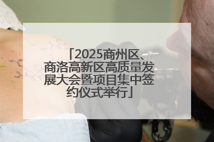 2025商州区、商洛高新区高质量发展大会暨项目集中签约仪式举行