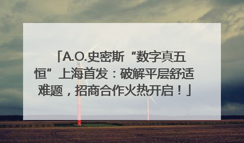 A.O.史密斯“数字真五恒”上海首发：破解平层舒适难题，招商合作火热开启！
